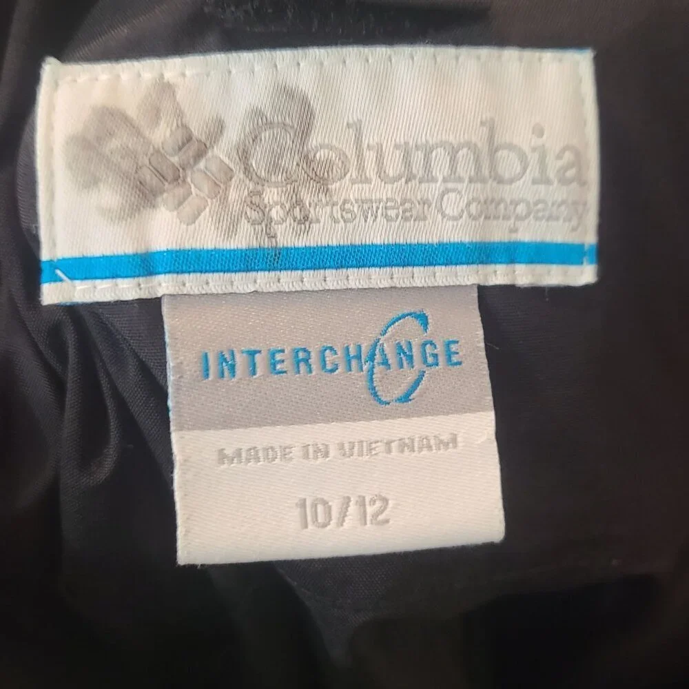 Columbia Kid's Interchange Bugaboo Omnitech Youth Jacket Red Gray Waterproof Siz